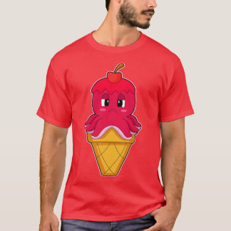 Camiseta Helado Octopus Waffle Cherry