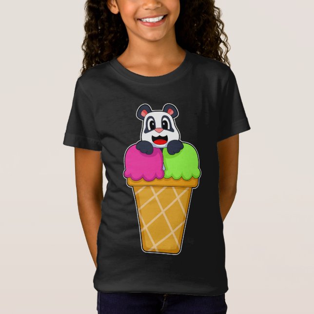 Camiseta helado Panda Waffle (Anverso)