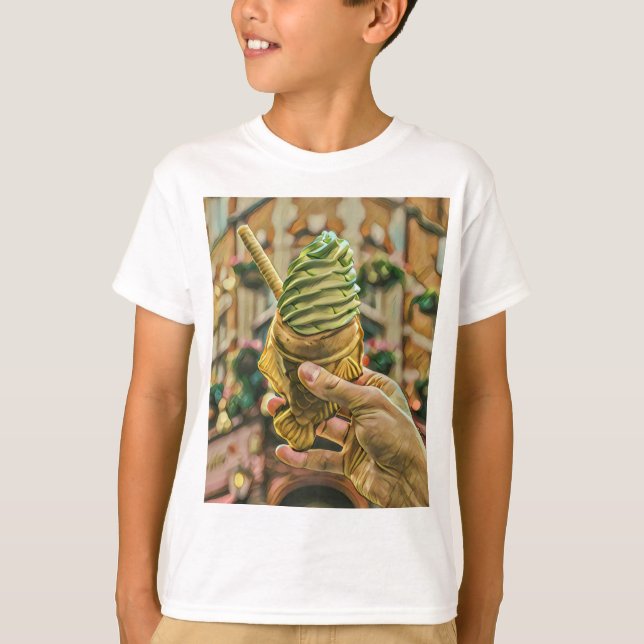 Camiseta Helado para niños (Anverso)