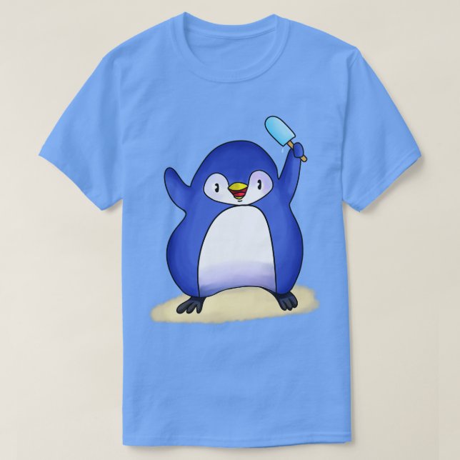 Camiseta Helado pingüino (Diseño del anverso)