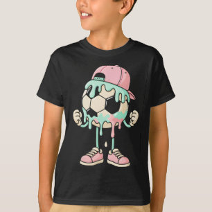 Camiseta Helado que gotea fútbol chicos jugadores juveniles