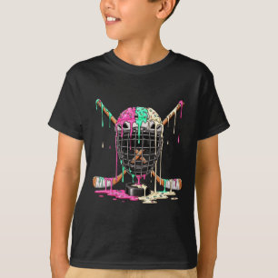 Camiseta Helado que gotea jugador de hockey niños chicos ho