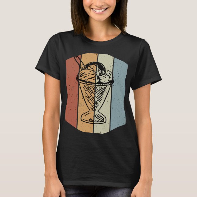 Camiseta Helado retro (Anverso)