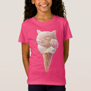 Camiseta Helado Rosa de verano