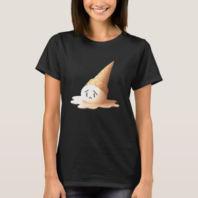 Camiseta Helado Triste Derretido (Anverso)