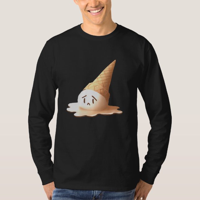 Camiseta Helado Triste Derretido (Anverso)