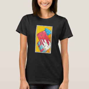 Camiseta Helado Verano Dessereno Rociar Hielo Crema Prem