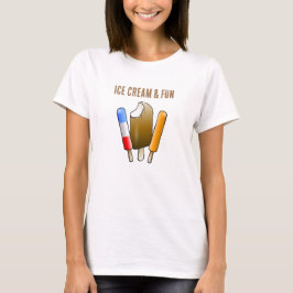 Camiseta Helado y diversión con paletas