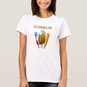 Camiseta Helado y diversión con paletas