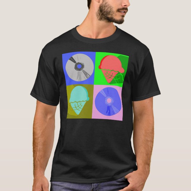Camiseta Helados de CDz (Anverso)