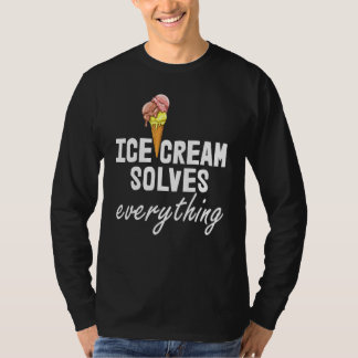 Camiseta Helados resuelven todo el amor helado de los hombr