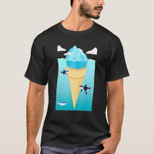 Camiseta Helados Surrealistas Helados Iceberg Helado