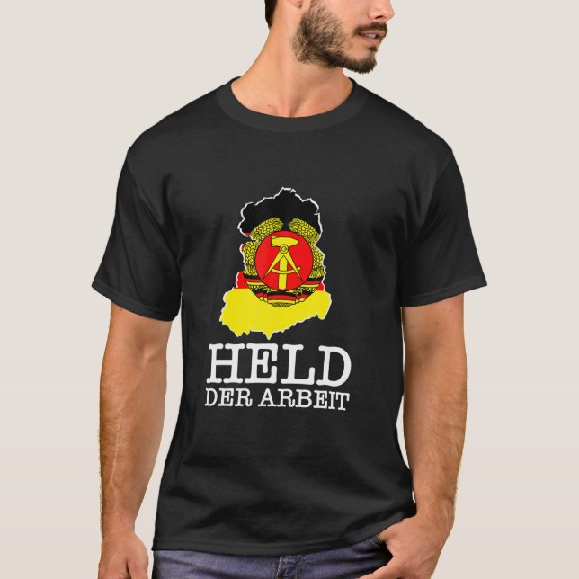 Camiseta Held Der Arbeit Ossi Gift Idea de Alemania Orienta (Anverso)
