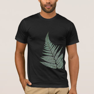 Camiseta Helecho de plata de NZ, verde oscuro