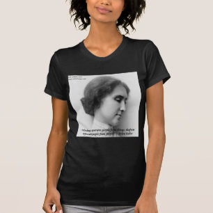 Camiseta Helen Keller & Cita Famosa Sorda/Ciega