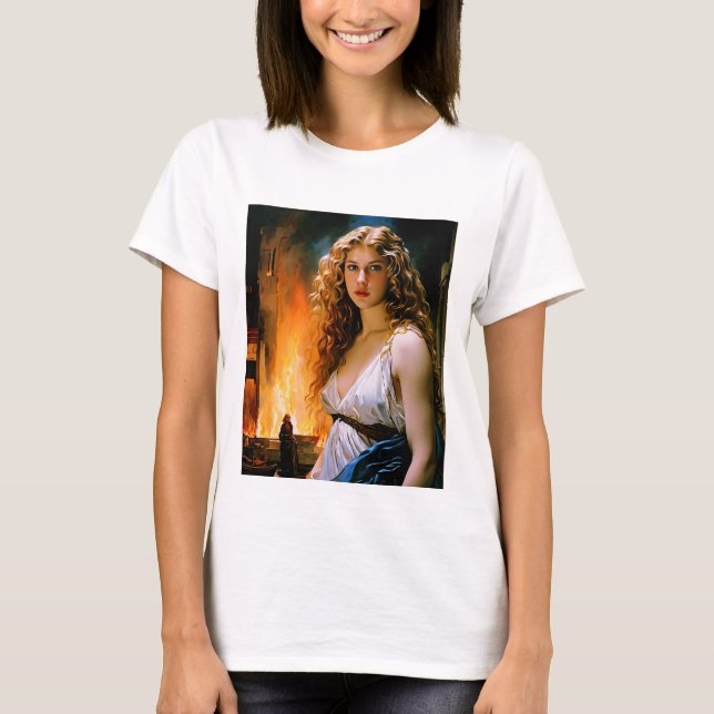 Camiseta "Helen, la belleza de un espartano, el fuego de Tr (Anverso)