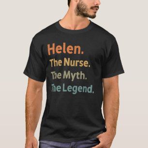 Camiseta Helen La Enfermera El Mito La Leyenda Divertido Vi