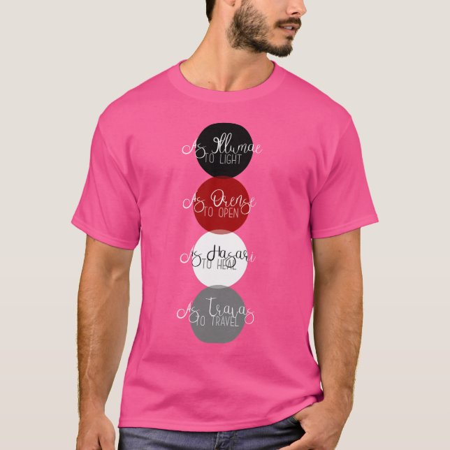 Camiseta Hélices mágicas (Anverso)