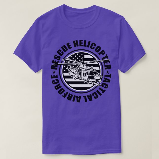 CAMISETA HELICOPTER DE RESCATE (Diseño del anverso)