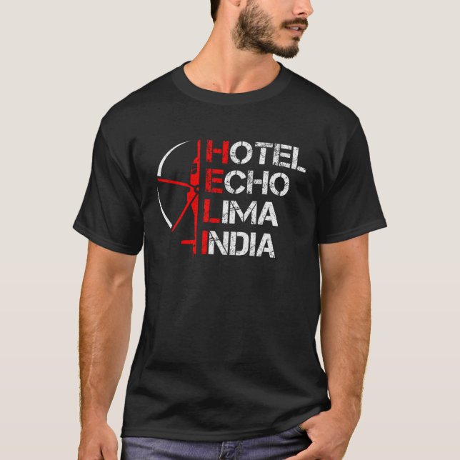 Camiseta Helicopter for Pilots (Anverso)