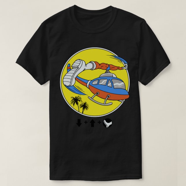 Camiseta Helicopter Kick (Diseño del anverso)