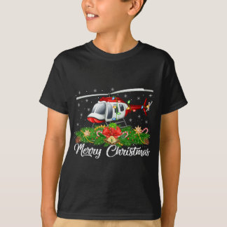 Camiseta Helicopter Lover Coincidiendo con Santa Hat Helico