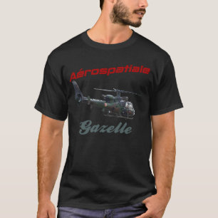 Camiseta Helicóptero Aérospatiale gazelle sa 341 gazelle sa