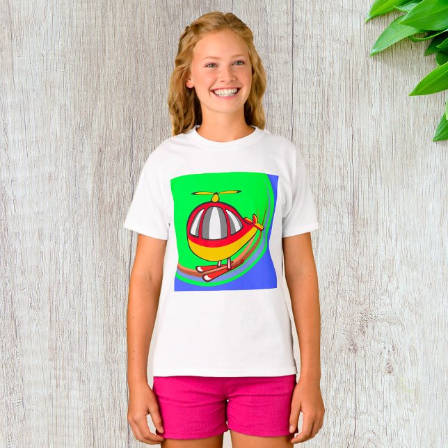 Camiseta Helicóptero Amarillo Y Rojo (Subido por el creador)