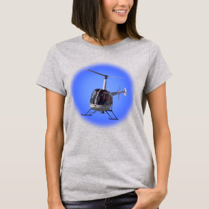 Camiseta Helicóptero Camiseta Chopper femenina más