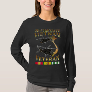 Camiseta helicóptero CH 37 mojave veterano de la guerra de