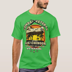 Camiseta Helicóptero CHINOOK, veterano de combate