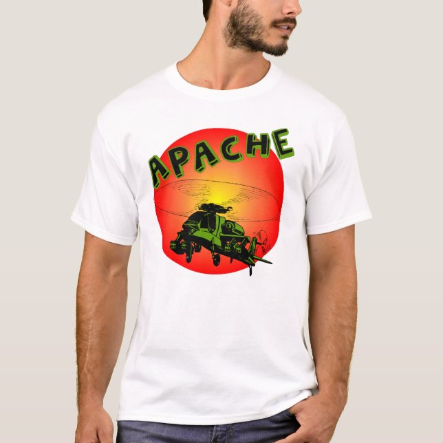 Camiseta Helicóptero de Apache (Anverso)