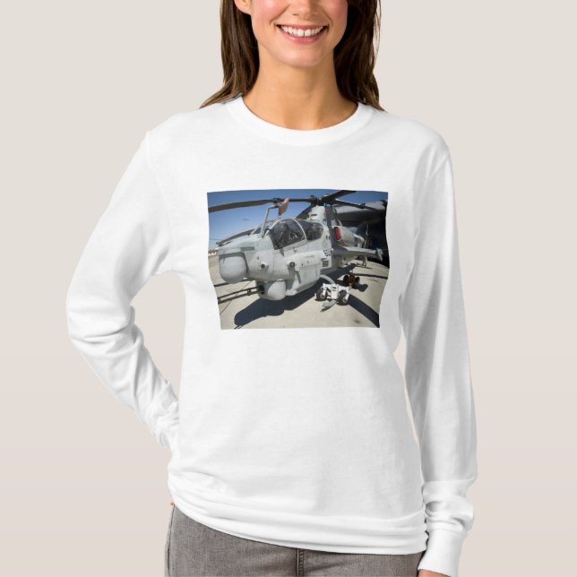 Camiseta Helicóptero de ataque AH-1Z Super Cobra (Anverso)