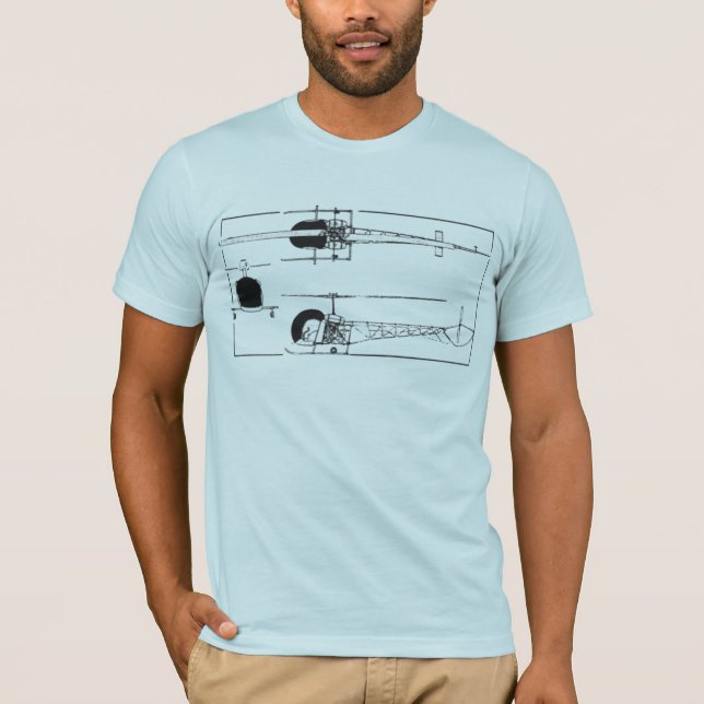 Camiseta Helicóptero de Bell 47 (Anverso)