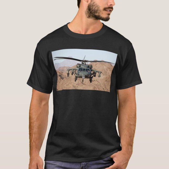 Camiseta Helicóptero de combate (Anverso)
