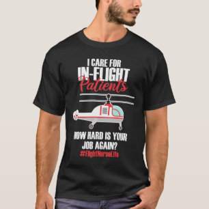 Camiseta Helicóptero de Enfermería con registro de duración