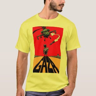 Camiseta helicóptero de gaza