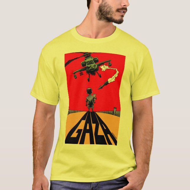 Camiseta helicóptero de gaza (Anverso)