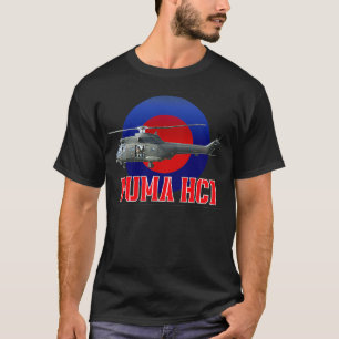 Camiseta Helicóptero de la RAF Puma en redondeo de la RAF