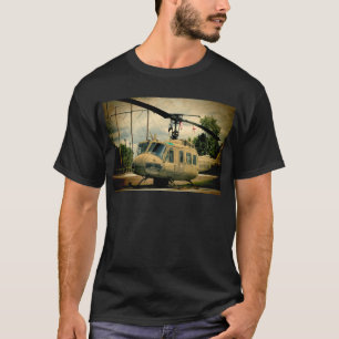 Camiseta Helicóptero de los militares de la era Uh-1 Huey