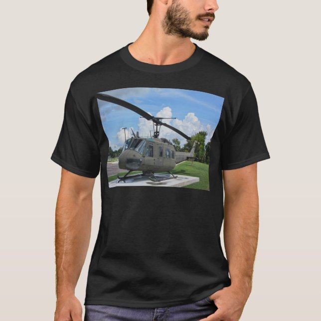 Camiseta Helicóptero de los militares de Vietnam Uh-1 Huey (Anverso)