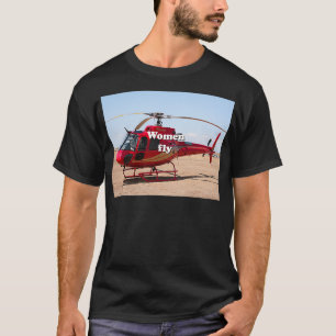 Camiseta Helicóptero de mujeres volantes