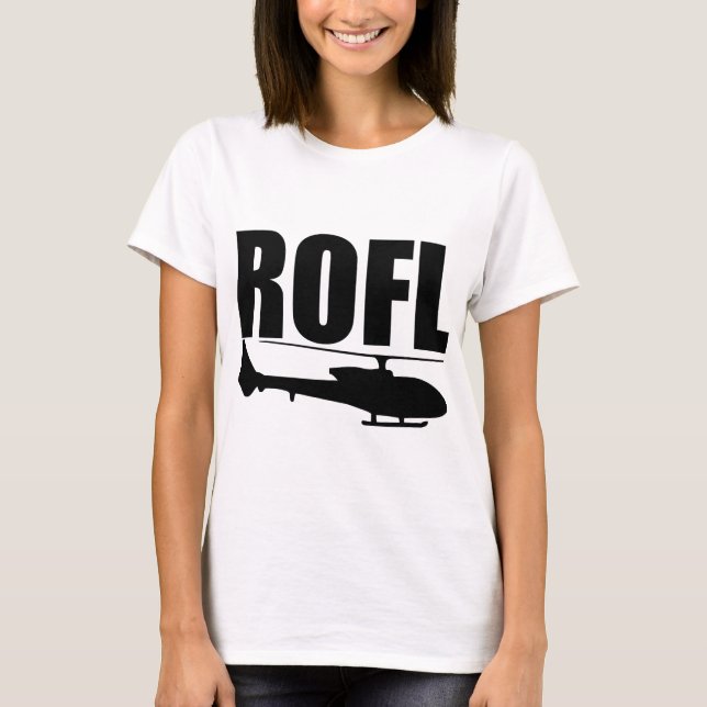 Camiseta Helicóptero de ROFL (Anverso)