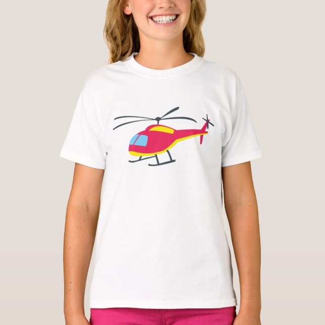 Camiseta Helicóptero de vuelo de corte (Anverso)