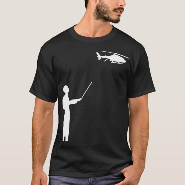 Camiseta Helicóptero del modelo de control remoto RC Hobby  (Anverso)