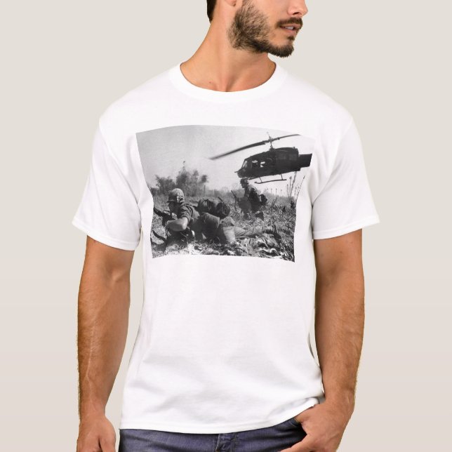 Camiseta Helicóptero del UH-1D de Crandall importante en la (Anverso)