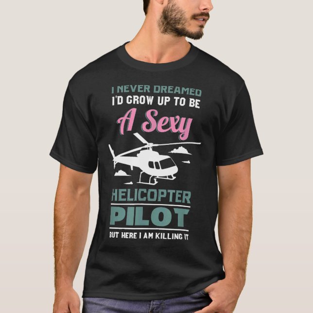 Camiseta Helicóptero Drone (Anverso)