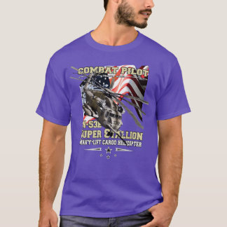 Camiseta Helicóptero elevador pesado CH53E Super Stallion