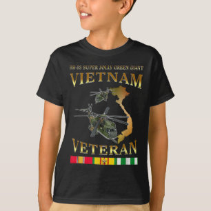 Camiseta Helicóptero Gigante Super Jolly Green Vietnam V