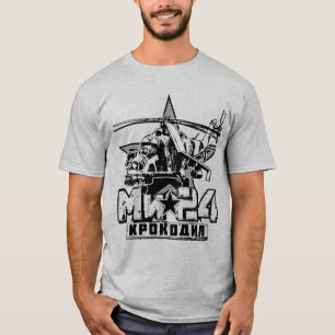 Camiseta Helicóptero grande de la Unión Soviética Mi-24